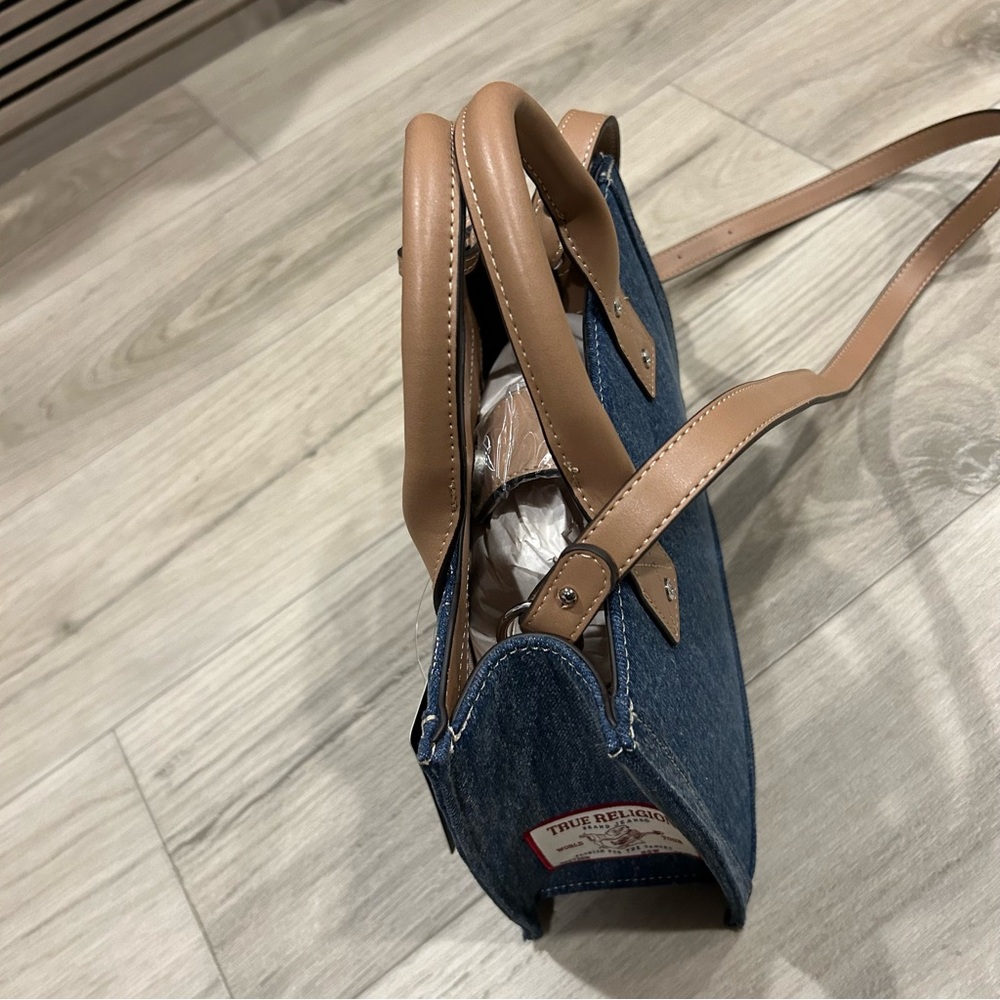 NWT True Religion Denim Small Tote Bag - Picture 7 of 16